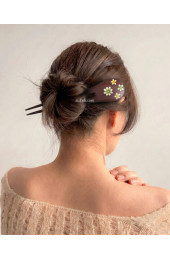 Painted Wooden Hair Stick
